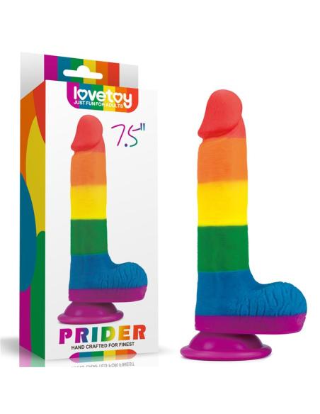 Dildo Prider 7.5 Silicona Líquida LGBT