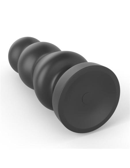 Plug Anal con Vibración King Sized 7.8 Negro