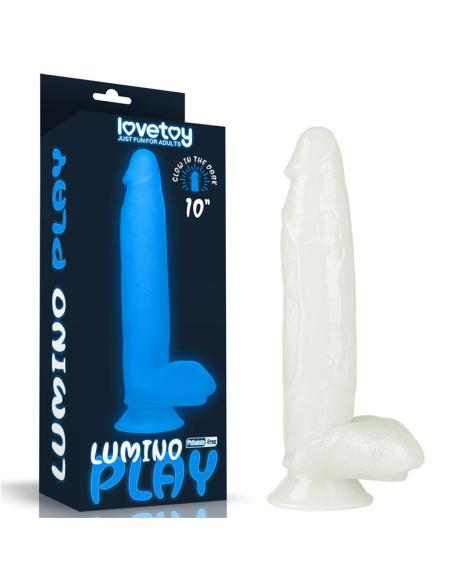 Dildo Lumino 10 Luz Azul