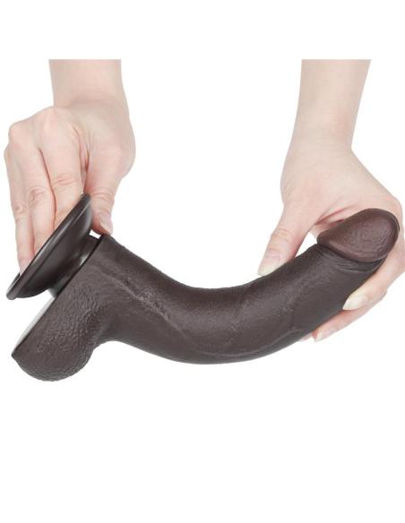 Dildo Dual Layer Piel Deslizante Retractil 8.5