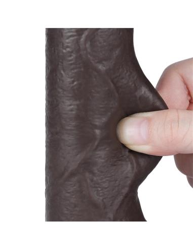 Dildo Dual Layer Piel Retractil 7