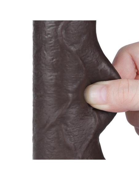 Dildo Dual Layer Piel Retractil 7