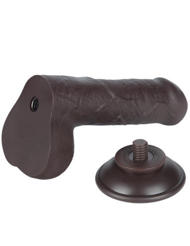 Dildo Dual Layer Piel Retractil 7