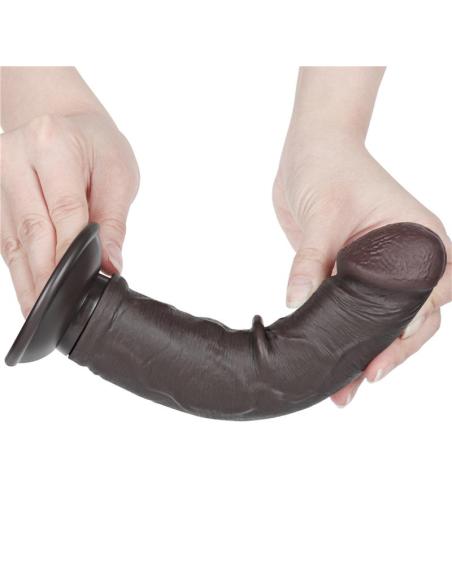 Dildo Dual Layer Piel Delizante Retractil 8
