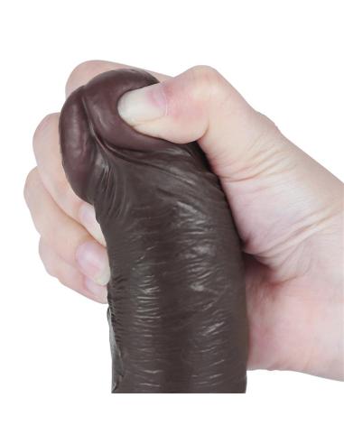 Dildo Dual Layer Piel Delizante Retractil 8