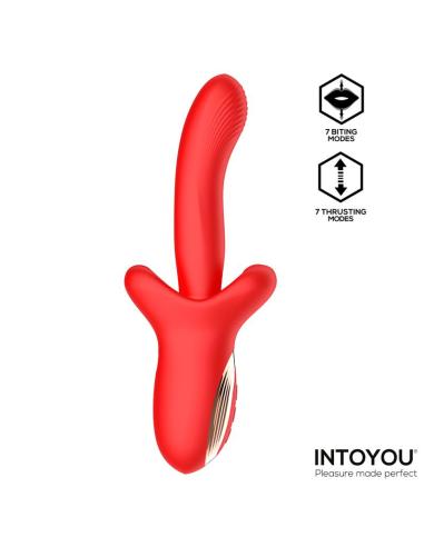 Vyron Vibrador con Thrusting y Biting (Mordisqueo)