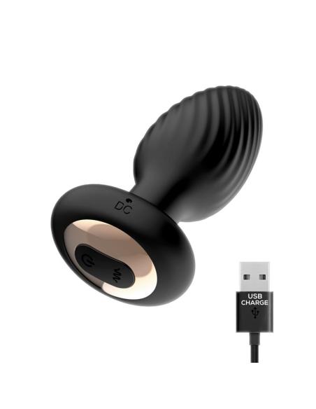 Drago Plug Anal Vibración, Movimiento Twister 360º y Control Remoto