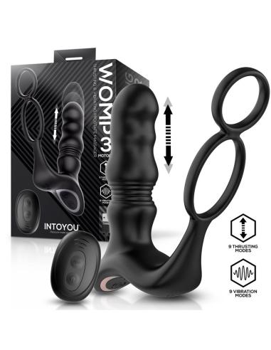 Womp Masajeador Prostático con Vibración, Thrusting y Control Remoto