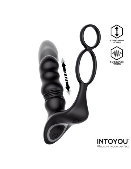 Womp Masajeador Prostático con Vibración, Thrusting y Control Remoto