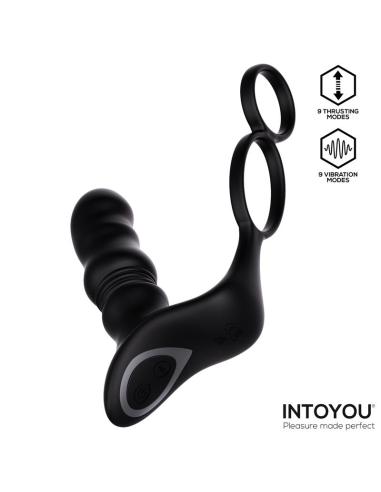 Womp Masajeador Prostático con Vibración, Thrusting y Control Remoto