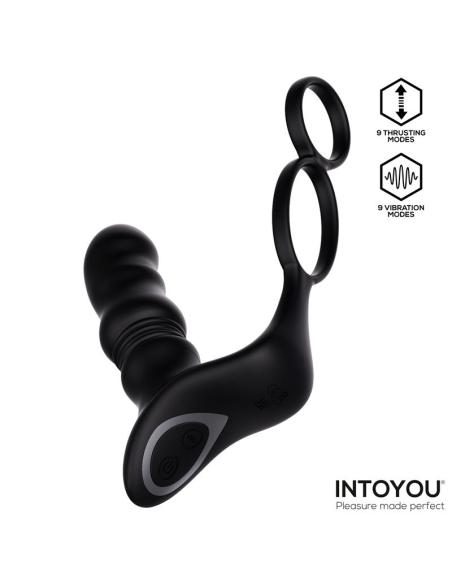 Womp Masajeador Prostático con Vibración, Thrusting y Control Remoto