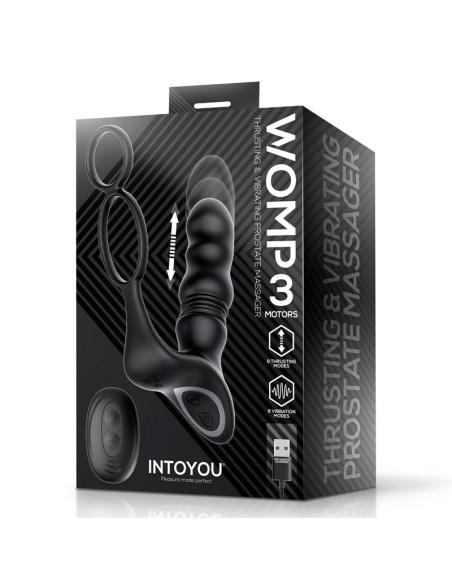 Womp Masajeador Prostático con Vibración, Thrusting y Control Remoto