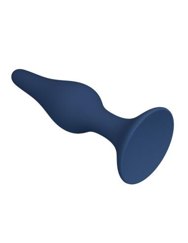 Mr play - plug anal slim silicona azul l