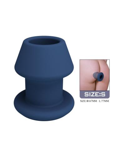 Mr play - jack plug anal hueco silicona azul talla s
