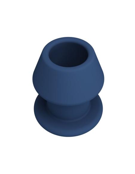 Mr play - jack plug anal hueco silicona azul talla s