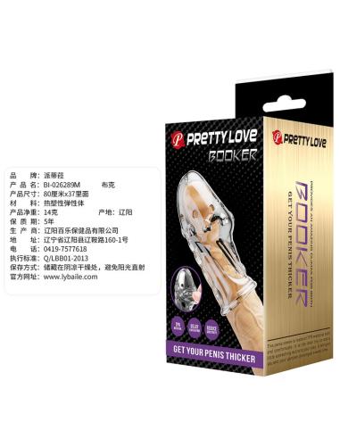 Pretty love - rocker funda para pene get your penis thicker transparente