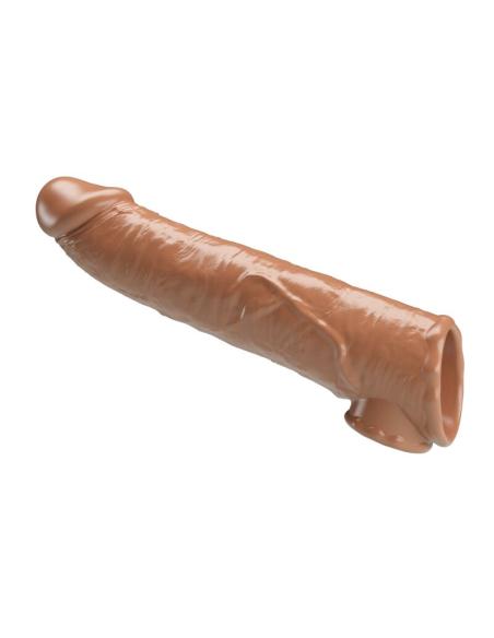 Pretty love - funda extensora para pene ajustable 26 cm ø 4 cm color marrón