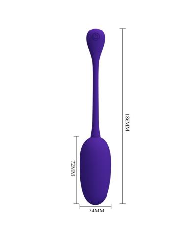 Pretty love - knucker huevo vibrador recargable lila