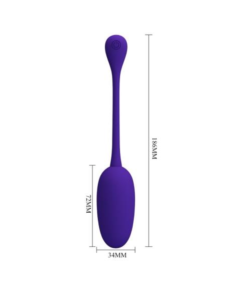 Pretty love - knucker huevo vibrador recargable lila
