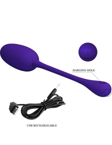 Pretty love - knucker huevo vibrador recargable lila