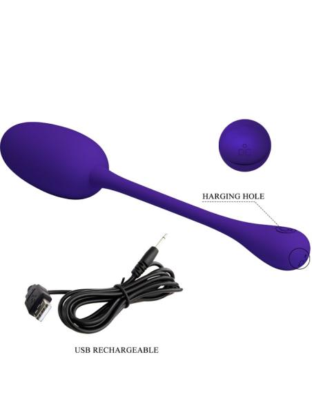 Pretty love - knucker huevo vibrador recargable lila