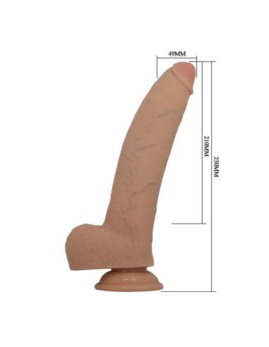 Pretty love - fabian dildo flexible con ventosa carne