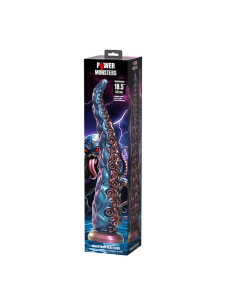 Power monsters - abyssal tentacle dildo tricolor 46 cm ø 7 cm
