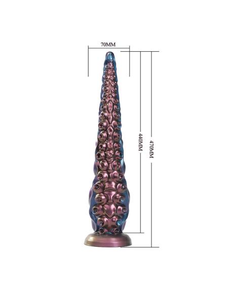 Power monsters - abyssal tentacle dildo tricolor 46 cm ø 7 cm