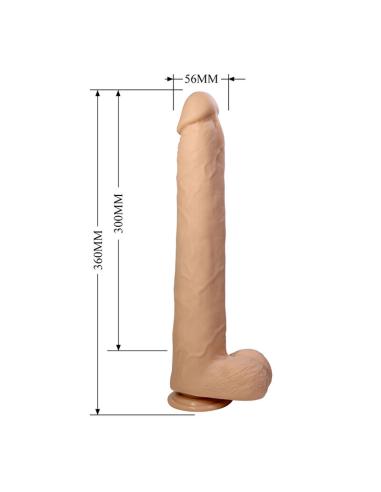 Pretty love - dany dildo realístico flexible con ventosa 36 cm -ø- 5,6 cm