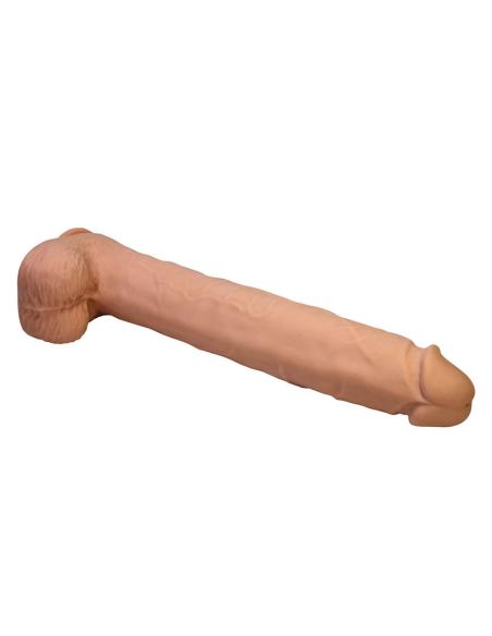 Pretty love - pat dildo realístico flexible con ventosa natural 40 cm -ø- 6 cm