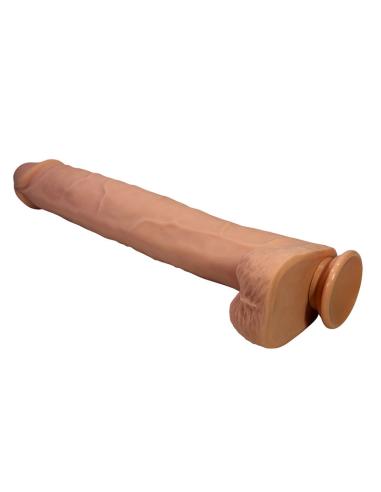 Pretty love - pat dildo realístico flexible con ventosa natural 40 cm -ø- 6 cm