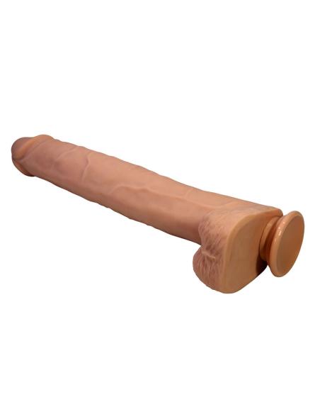 Pretty love - pat dildo realístico flexible con ventosa natural 40 cm -ø- 6 cm