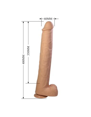 Pretty love - pat dildo realístico flexible con ventosa natural 40 cm -ø- 6 cm