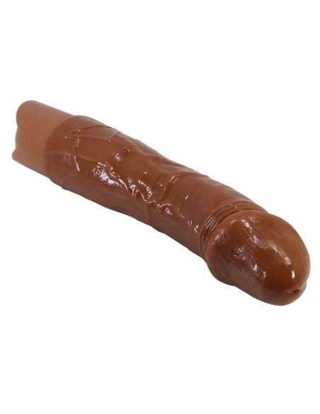 Pretty love - donald vibrador realístico 19,5 cm ø 4 cm color marrón
