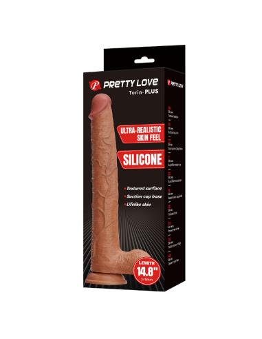 Pretty love - terin plus dildo realístico con ventosa 37,6 cm ø 5,5 cm
