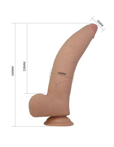 Pretty love - quinlan dildo realístico 26 cm ø 5,5 cm color natural