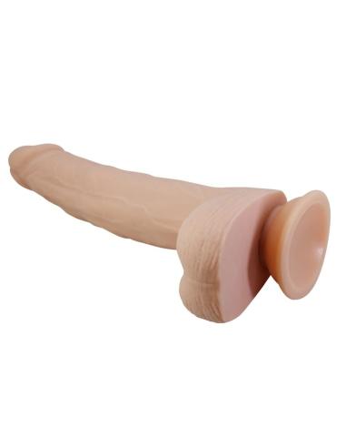 Pretty love - miles dildo vibrador con empuje y rotación control remoto 23,5 cm ø 4,8 cm color natural