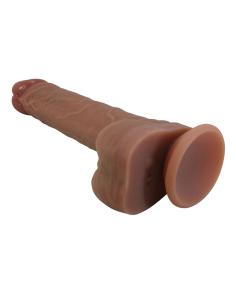 Pretty love - jonathan vibrador realístico con empuje marrón control remoto 2