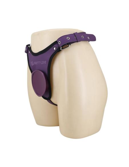 Pretty love - arnés universal tipo braga para strap-on morado y negro