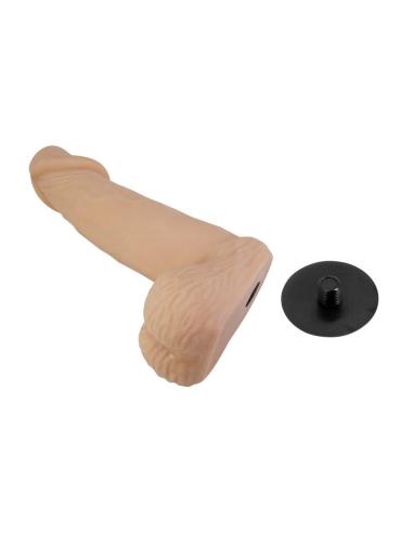 Pretty love - zane arnés con dildo flexible 17 cm ø 4,3 cm color natural