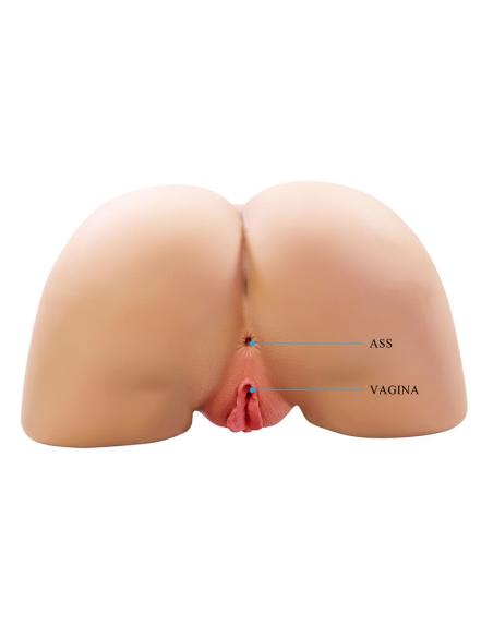 Crazy bull - olivia masturbador vaginal y anal doble con vibración
