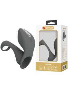 Pretty love - anillo vibrador recargable con doble estimulador 2