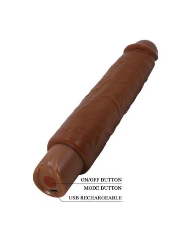 Pretty love - gavin vibrador realístico 25 cm ø 5 cm color marrón