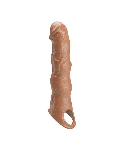 Pretty love - funda extensora para pene ajustable 28 cm ø 4,5 cm color marrón