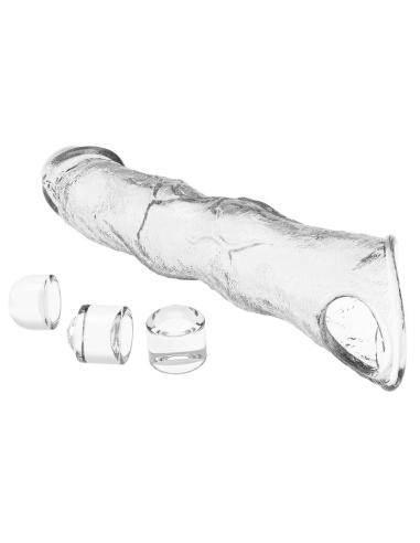 Pretty love - funda extensora para pene ajustable 28 cm ø 4,5 cm color transparente