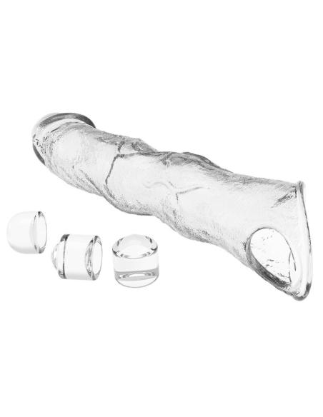 Pretty love - funda extensora para pene ajustable 28 cm ø 4,5 cm color transparente