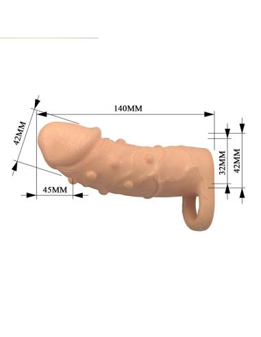 Pretty love - dort funda para pene extensora 14 cm ø 4 cm color natural
