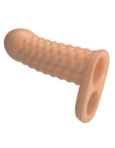 Pretty love - wolfram funda para pene extensora 11,5 cm ø 3,8 cm color natural