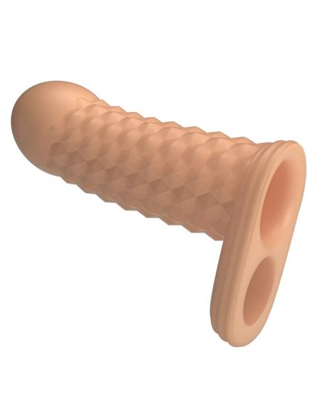 Pretty love - wolfram funda para pene extensora 11,5 cm ø 3,8 cm color natural