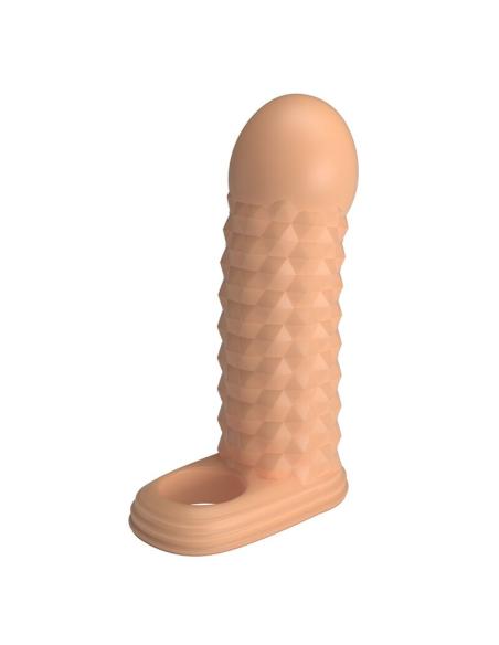 Pretty love - wolfram funda para pene extensora 11,5 cm ø 3,8 cm color natural
